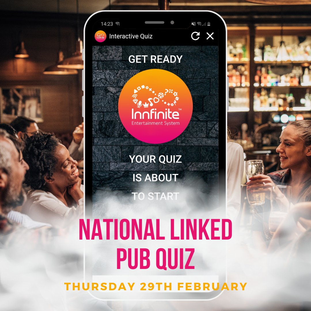 Have you signed your venue up to take part in our National Linked Pub Quiz? Register today, and give you customer the chance to take home one of our huge cash prizes of £500, £250 or £100! Sign up: innstay.co.uk/nationallinked…