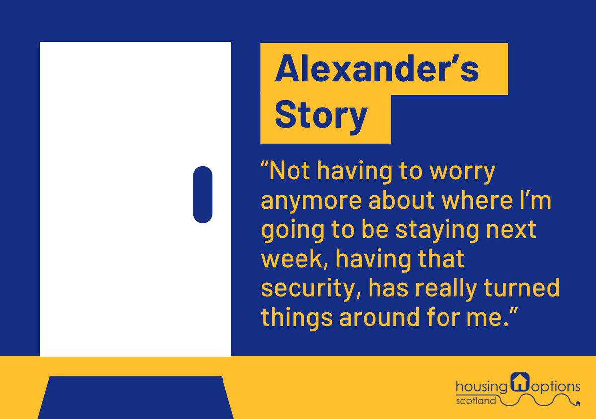 Housing Options Scotland (@housingopsscot) on Twitter photo Before coming to HOS, Alexander, a veteran, had been sofa surfing on and off for 13 years. Our brokers were able to help navigate his housing options and successfully apply to a property with <a href="/VHScotland/">Veterans Housing Scotland</a> 🏡
Read Alexander's story on our website: ow.ly/O4Qm50QF1wh Before coming to HOS, Alexander, a veteran, had been sofa surfing on and off for 13 years. Our brokers were able to help navigate his housing options and successfully apply to a property with <a href="/VHScotland/">Veterans Housing Scotland</a> 🏡
Read Alexander's story on our website: ow.ly/O4Qm50QF1wh