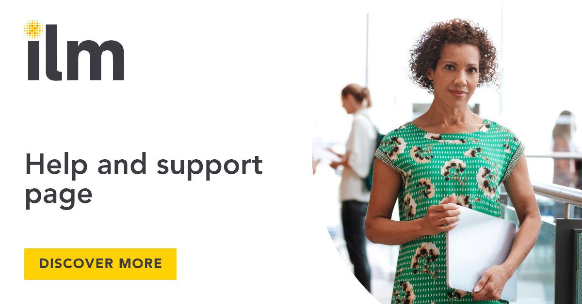 Our help and support page for ILM customers provides answers to a range of frequently asked questions, including:

- Walled Garden
- End-point assessment
- Offering and delivering our qualifications
- Certificates and credentials
- Key contacts

i-l-m.com/working-with-i…

#ilm