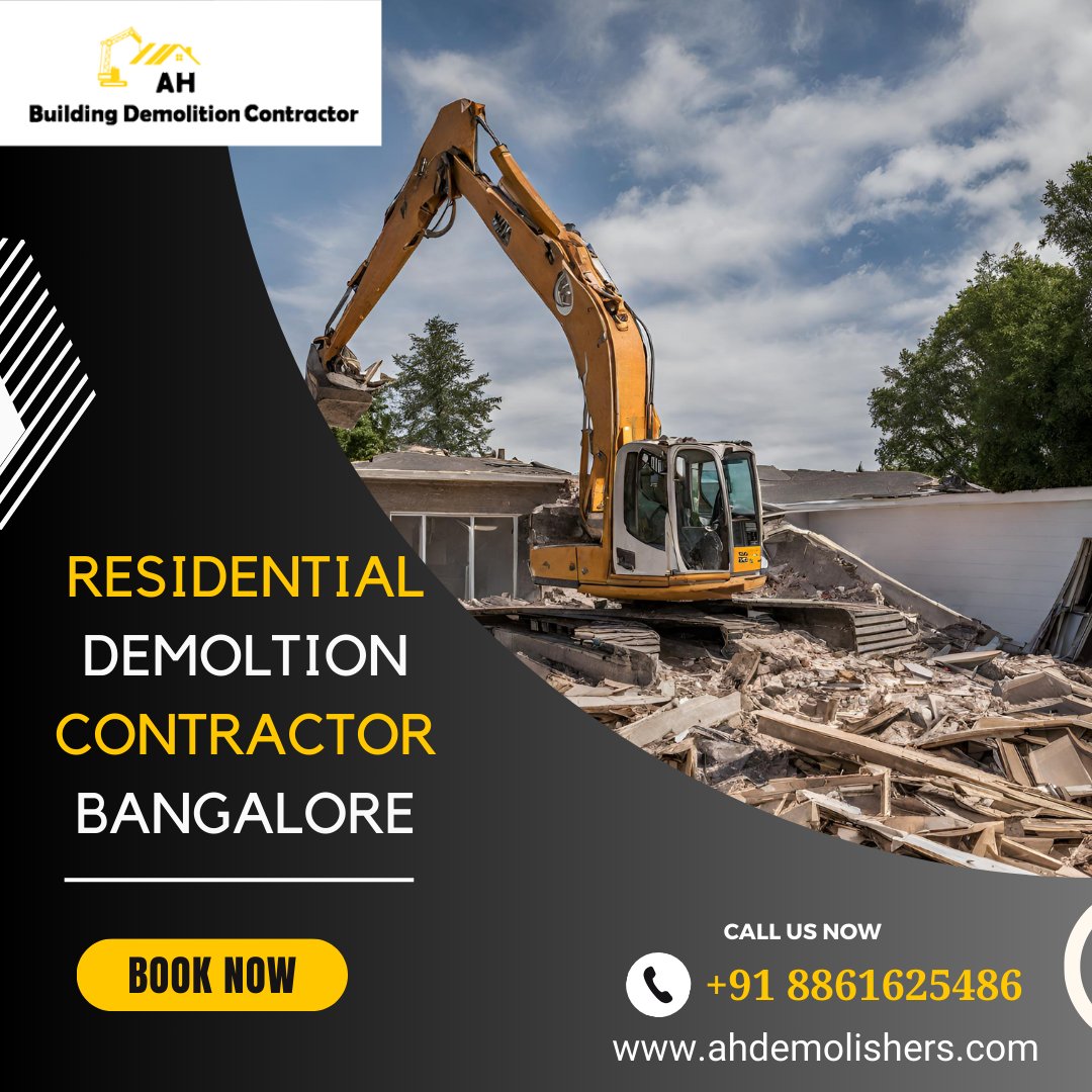 ahdemolishers's tweet photo. #BuildingDemolition or Residential #Building #Demolitioncontractor brings a multitude of benefits to any #demolition project. AH Building Demolition Contractor has expertise, experience, and commitment to safety ensure a smooth and efficient #demolitionprocess in #bangalore. https://t.co/Z1UnhLyL7V