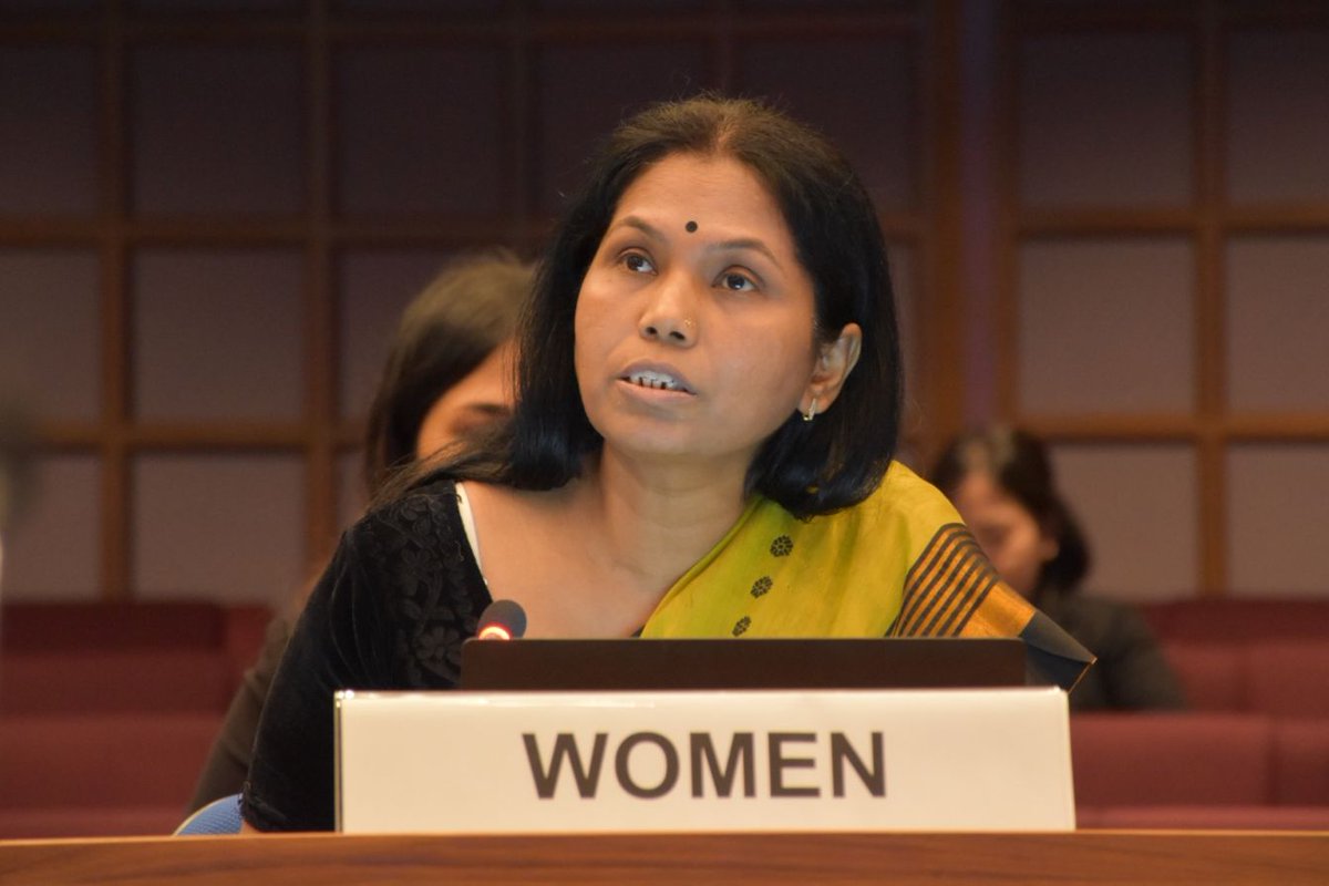 @RSAIJYOTHI @UNESCAP @AP_RCEM @RSAIJYOTHI stressed the need for the ICPD PoA to be reaffirmed and its implementation accelerated in Pact of the Future, to support human rights and to address the climate crisis, peace and security, and truly eliminate all forms of gender based violence. #APFSD