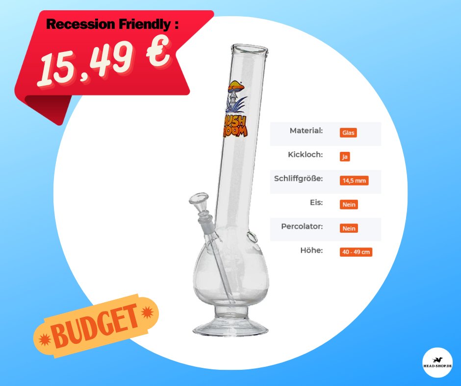 headnature's tweet photo. https://t.co/zjRxjeuPxB

Preisgünstige Glasbong nicht nur für Einsteiger. Die klassisch ausgestattete "Bouncer Hangover" von Mushroom verzichtet auf überbordende Features und verläßt sich voll und ganz auf alt hergebrachte Basics https://t.co/sDjPupYRZT