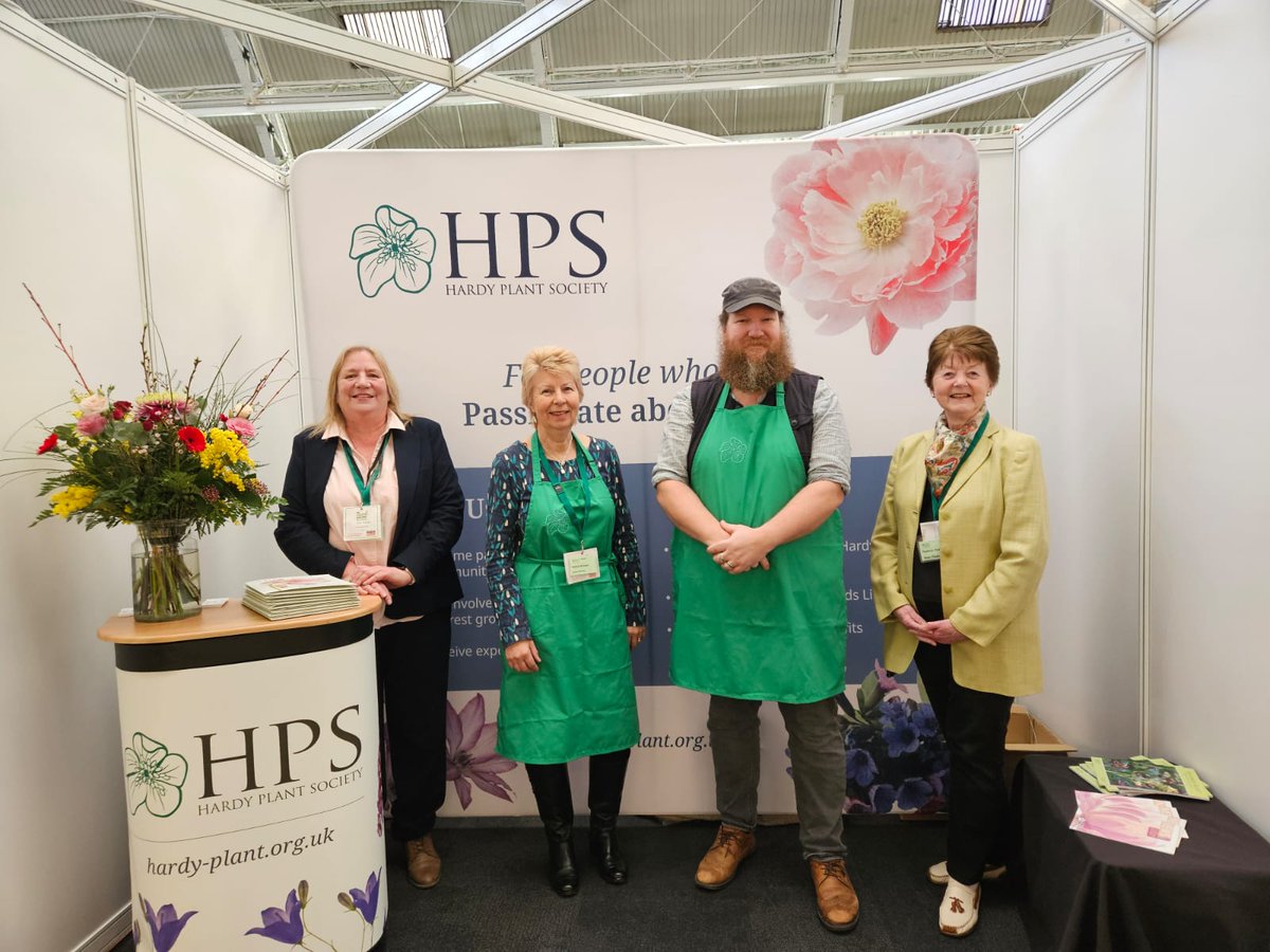 All ready for the #gardenpressevent - come see the @HardyPlantSoc - H153 - come learn more about our fantastic society.