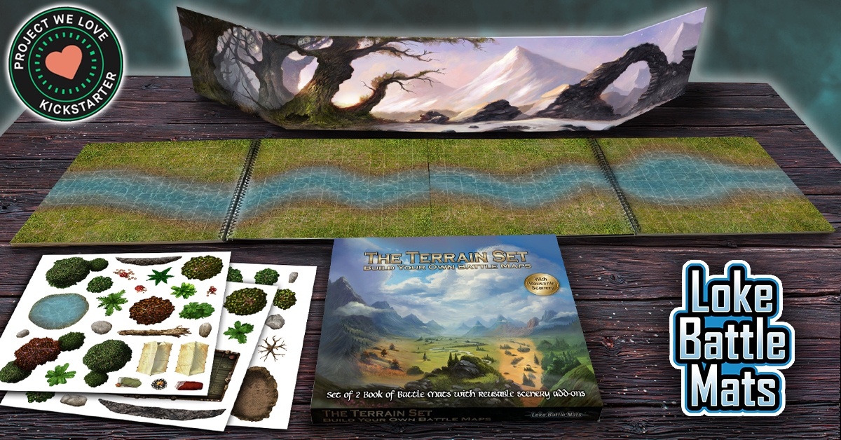 The Wilderness Books of Modular Maps for Tabletop Roleplay. by Loke Battle  Mats — Kickstarter