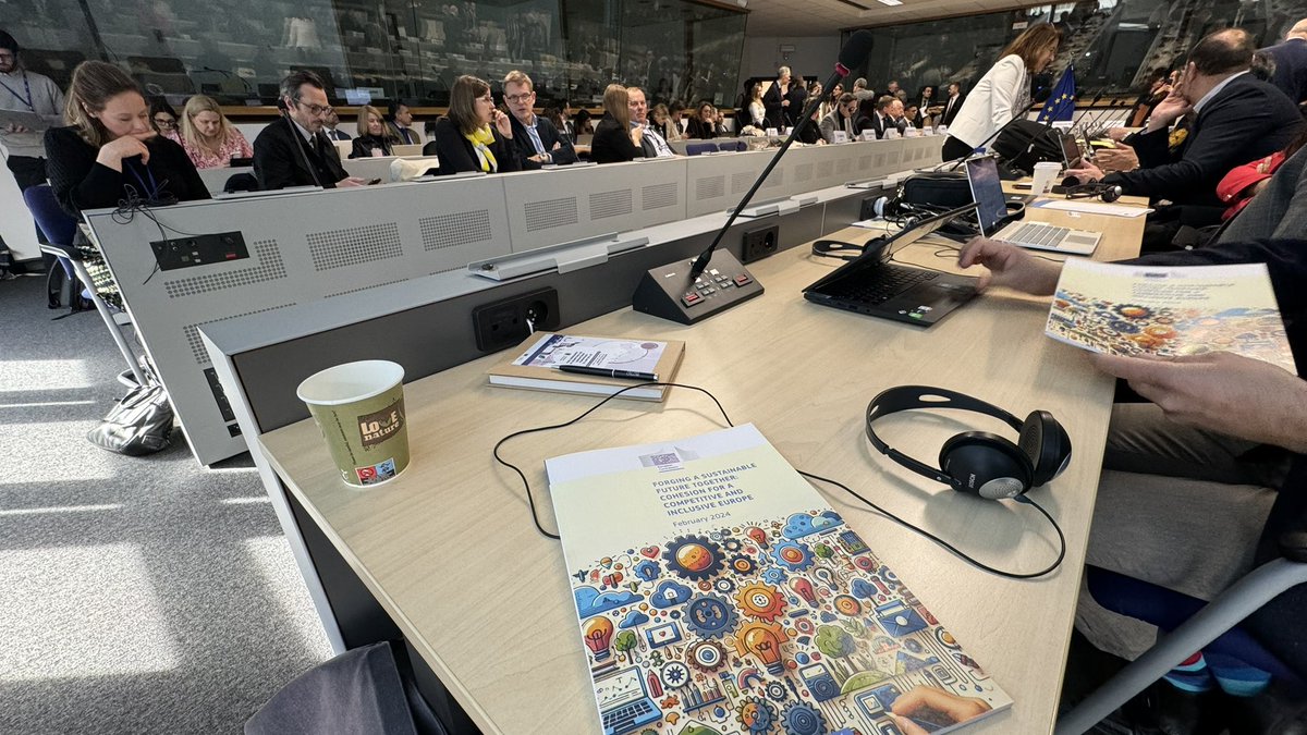 In Brussels for the launch of the High Level Group’s report on the future of Cohesion Policy. Happy to see territorial dimension permeating the observations and conclusions!