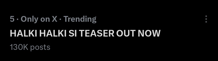 zaynkhan098's tweet photo. TEASER TRENDING 4 ON YOUTUBE
#trending5
HALKI HALKI SI TEASER OUT NOW https://t.co/LrDJ5Qcl7M