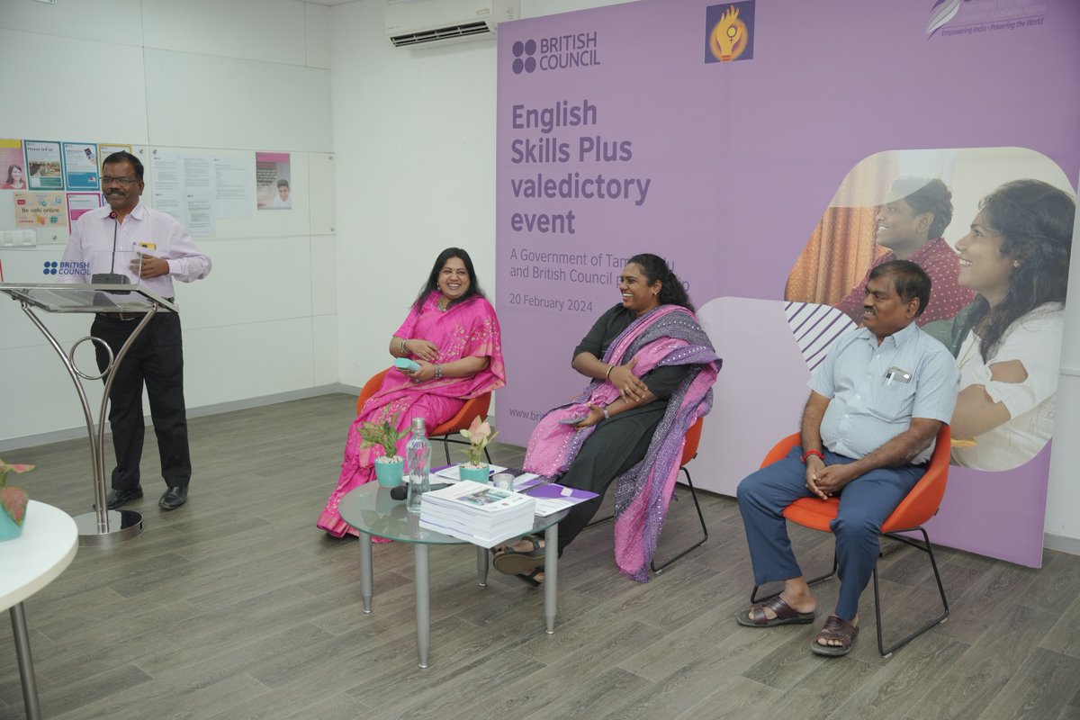 inBritish's tweet image. The English Skills Plus Project was part of an OAA signed between @TncdwH and us, under the Deen Dayal Upadhyaya Grameen Kaushalya Yojana (DDU-GKY).

#EnglishProgrammes