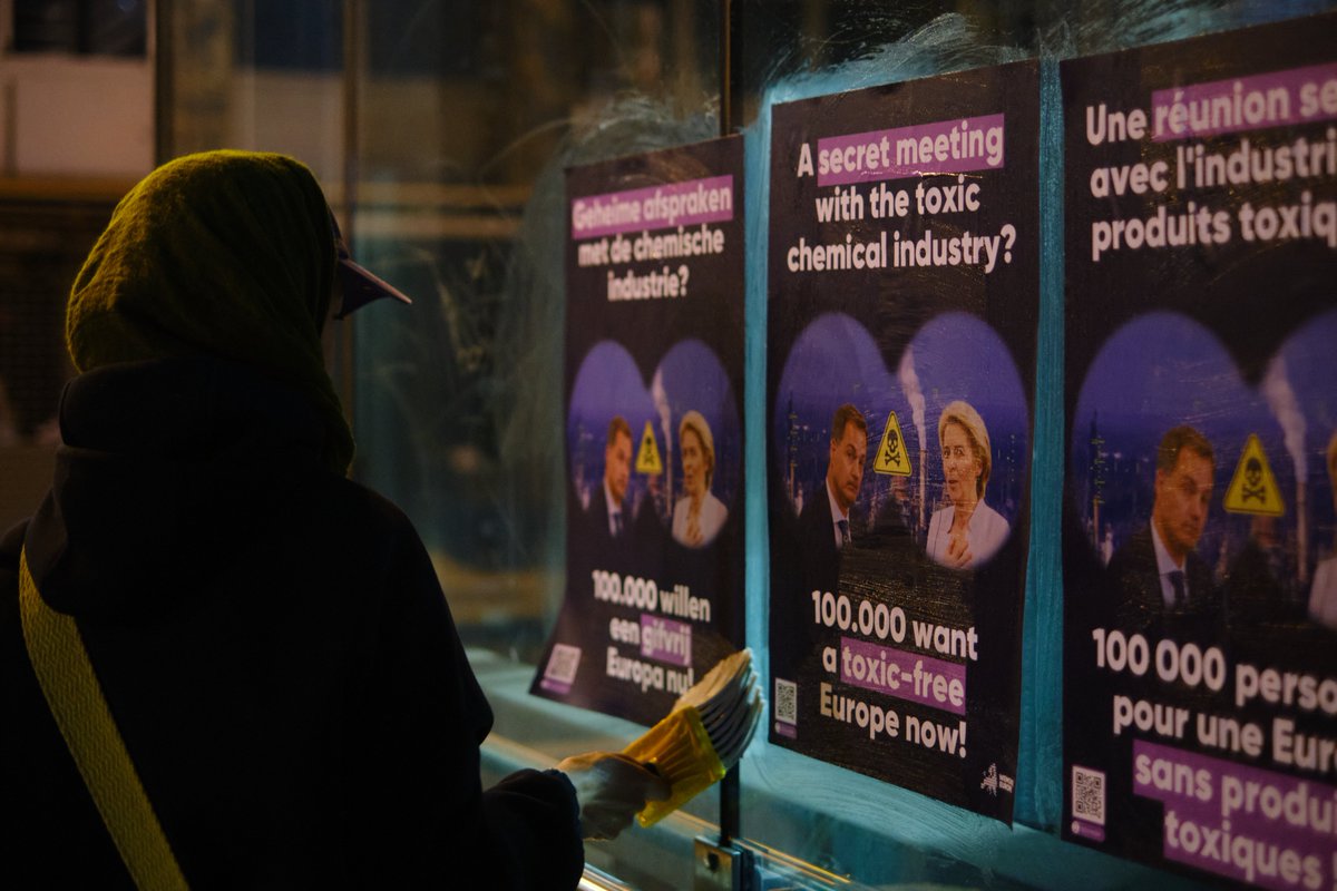 It’s ⏰ to fight the chemical industry’s poisoning and polluting of our environment, water &amp; bodies with #foreverchemicals

🙅🏽‍♂️No to secret toxic deals with the chemicals industry!

📝Join our call by signing the petition 
#BanPFAS #ToxicFreeFuture 

🔗action.wemove.eu/sign/2024-01-b…