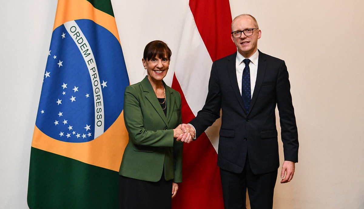 State Secretary @andrispelss in political consultations in Brazil discusses strengthening cooperation between 🇱🇻-🇧🇷, Russian aggression against 🇺🇦, situation in the Middle East, Latin America and the Caribbean, cooperation in intl organizations. ➡️ mfa.gov.lv/en/article/sta…