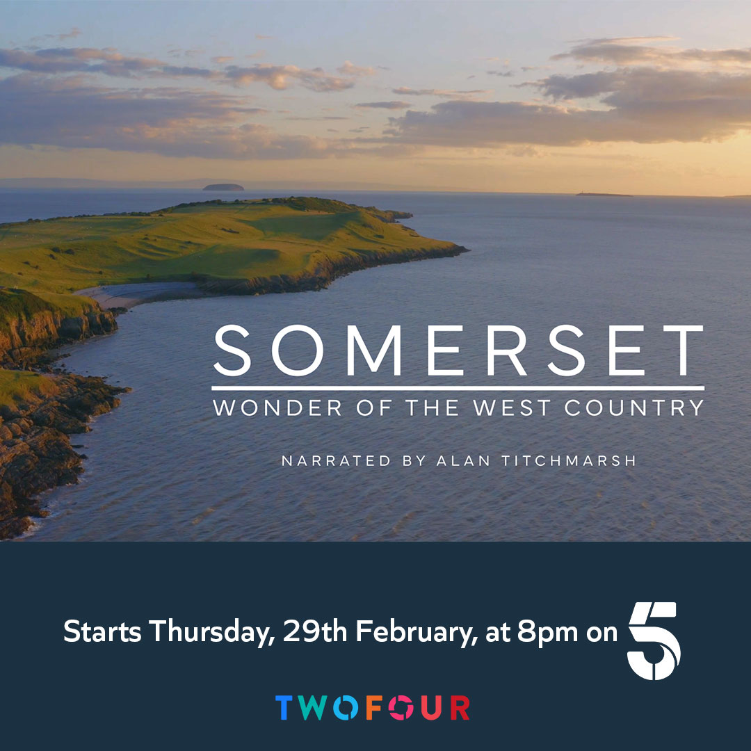 A glorious series coming to @channel5_tv next week! With roots in the West Country, it's always a special experience for the team at @twofourtv to spend some time discovering what makes it so special. Thursday, 29th February at 8pm. @Channel5Press