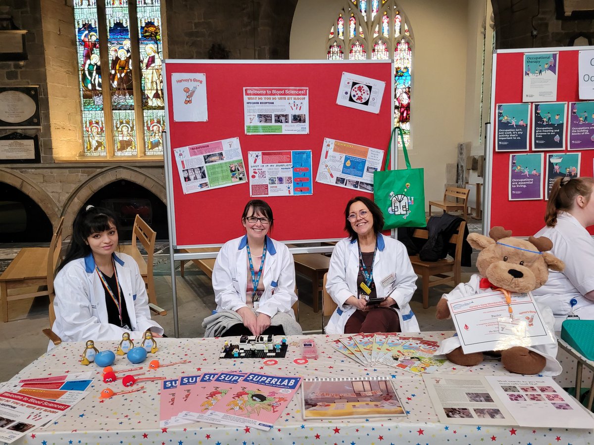 Come and join us today for free  family fun at the Great North Children's Hospital,  lots of interactive health related activities.  Hope to see you soon