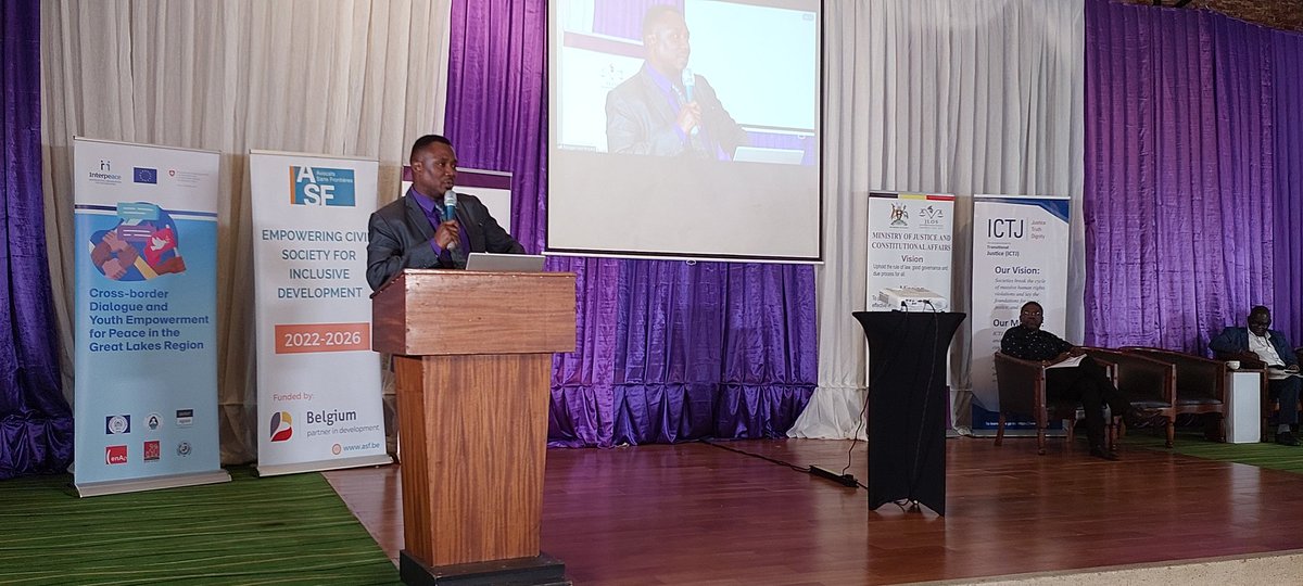 Legal pluarlism approaches will enable us to pursue both Judicial and non judicial mechanisms for Transitional Justice as per Dr. Daniel Ruhweza 
#NationalTJSymposium2024
<a href="/skasande2/">Sarah Kasande</a> <a href="/mariakumu/">Marianne</a> <a href="/theICTJ/">ICTJ</a> <a href="/ASF_NGO/">Avocats Sans Frontières</a> <a href="/refugeelawproj/">Refugee Law Project</a> <a href="/ADCinUganda/">ADC in Uganda 🇦🇹🇺🇬</a> <a href="/NLinUganda/">Embassy of the Netherlands in Uganda</a>