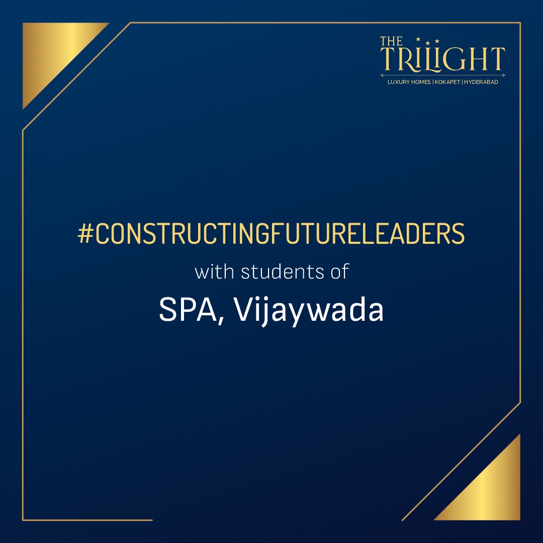 thetrilight's tweet image. SPA Vijayawada&apos;s PG Construction Management students gained practical insights at The Trilight. Check out their hands-on learning experiences!
#thetrilight #students #practicalwork #experiencetheengineering #engineeringlife #designingbuildings #hyderabad #luxuryrealestate