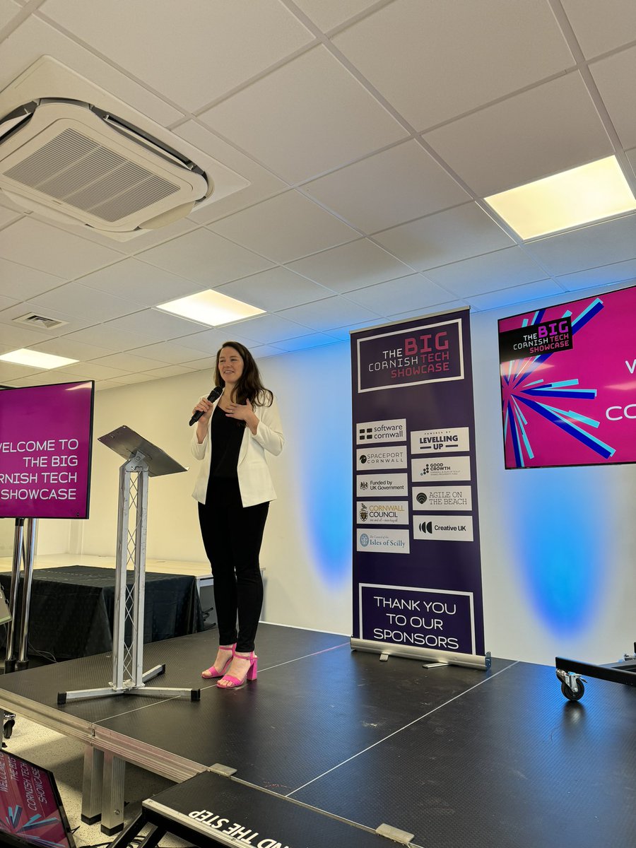 Jessica Ratty (@_jessification_) on Twitter photo The brilliant <a href="/zsk/">Zoe Kleinman</a> is here in #Cornwall at the @SwCornwall #FestivalOfTech hosted at <a href="/SpaceCornwall/">Spaceport Cornwall</a> - talking about how #AI is the biggest cultural and industrial revolution of this century. What a time to be alive! Fab intro by our epic <a href="/NikiNom/">Niki Davies</a> on what’s going to be a BIG day The brilliant <a href="/zsk/">Zoe Kleinman</a> is here in #Cornwall at the @SwCornwall #FestivalOfTech hosted at <a href="/SpaceCornwall/">Spaceport Cornwall</a> - talking about how #AI is the biggest cultural and industrial revolution of this century. What a time to be alive! Fab intro by our epic <a href="/NikiNom/">Niki Davies</a> on what’s going to be a BIG day
