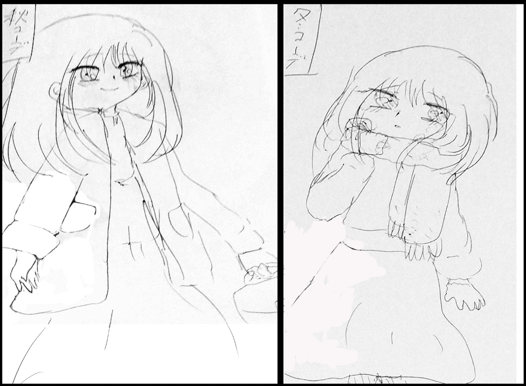 いつもリハビリの先生をしてくれる方の娘さんのイラスト!
春から冬までのコーデ考えるセンスすごい…!!可愛いので是非見てくださいませ!(掲載許可貰ってます) 