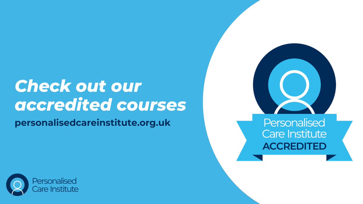 Looking for brilliant, high-quality personalised care education?

Our accredited courses offer a range of quality-assured training which can support health and care staff to empower patients and create better health and care outcomes.

Browse them here: personalisedcareinstitute.org.uk/accredited-tra…