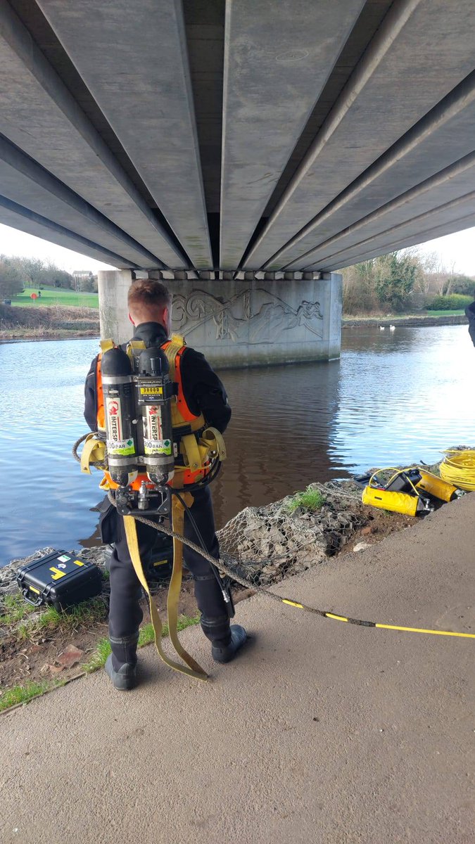 Today our Marine Unit are carrying out a proactive search of the River Wansbeck, underneath West Ford Bridge, Ashington. If you're in the area come and say hello 👋🤿 #OperationCutlass #Policedivers #Wansbeck