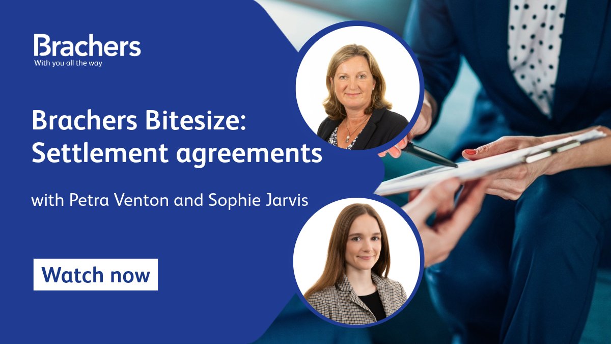 Does your HR team struggle to ensure a smooth transition during an employee exit? Last week, our employment lawyers discussed the advantages of using #settlementagreements  View the #webinar in full below. brachers.co.uk/insights/brach…