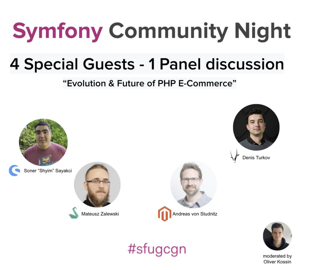 Holy Shit ! You've already booked us at #SymfonyCommunityNight out again! Well, we can still increase the number of participants once! A few last places are available now ! Last chance !!! 😍 We are totally hyped for Thursday, it's going to be a great night 👨‍💻