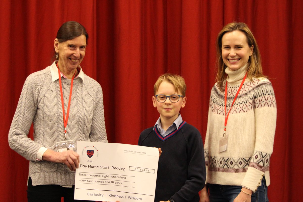 The Oratory Prep School (@ops_oratoryprep) on Twitter photo We were delighted to present <a href="/HomeStartRDG/">Home-Start Reading</a> with a cheque for almost £4000 recently. Funds were raised from our FOPS Christmas Fair and sales from our Second Hand Shop.
Read more: henleystandard.co.uk/news/oratory-p… We were delighted to present <a href="/HomeStartRDG/">Home-Start Reading</a> with a cheque for almost £4000 recently. Funds were raised from our FOPS Christmas Fair and sales from our Second Hand Shop.
Read more: henleystandard.co.uk/news/oratory-p…