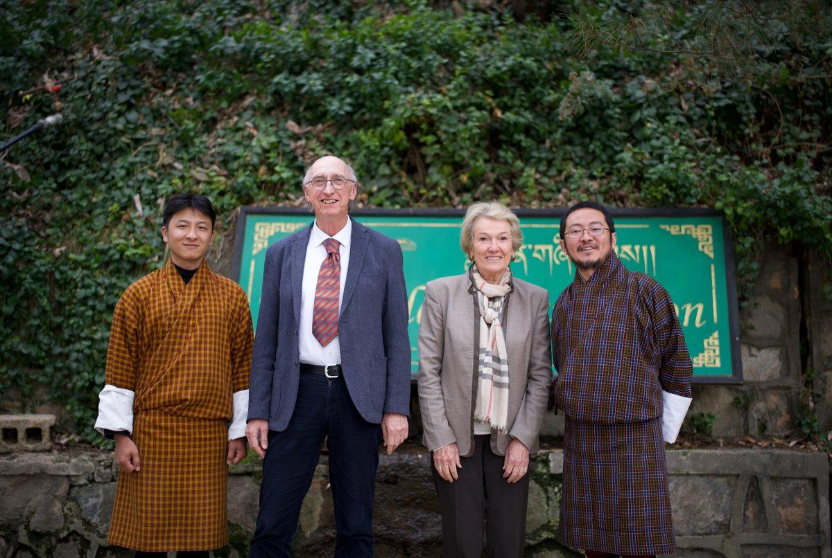 We were happy to meet our long-standing #friends of Loden Foundation, Mr Claudio Zingg and Ms Marianne Frei of Society Switzerland-Bhutan. They have supported 12 Loden #Entrepreneurs and helped #youths and students in training entrepreneurship.