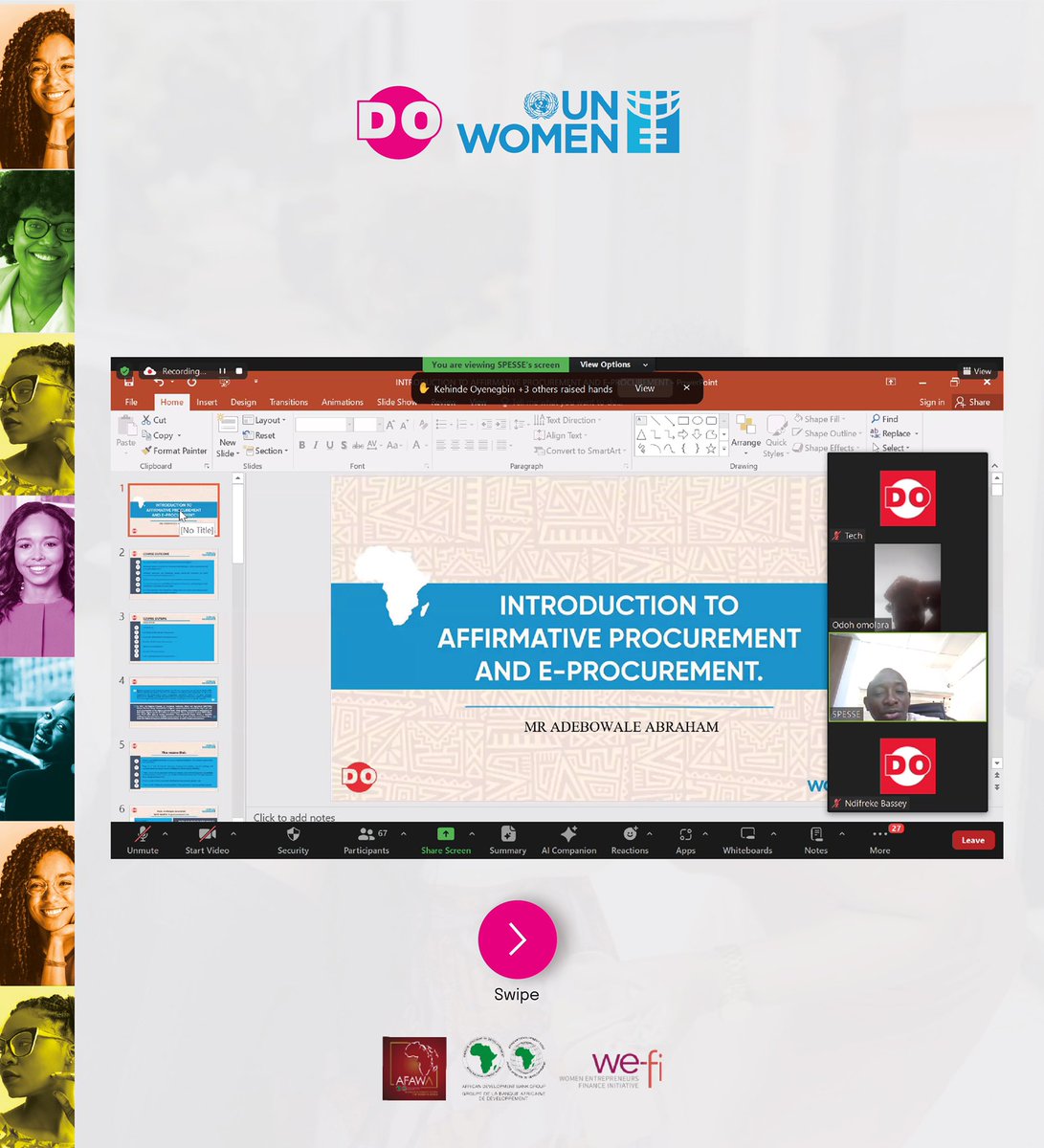 do_takeaction's tweet photo. At the @unwomenNG X @DO #WEAP Program, we are making big changes for women in west Africa! In Nigeria, Senegal, Cote d’Ivoire, and Mail.
Reviews from our amazing Unicorns always keep us going and every step forward brings us forward to helping people thrive
#westafrica #women https://t.co/IKOPSy3RcY