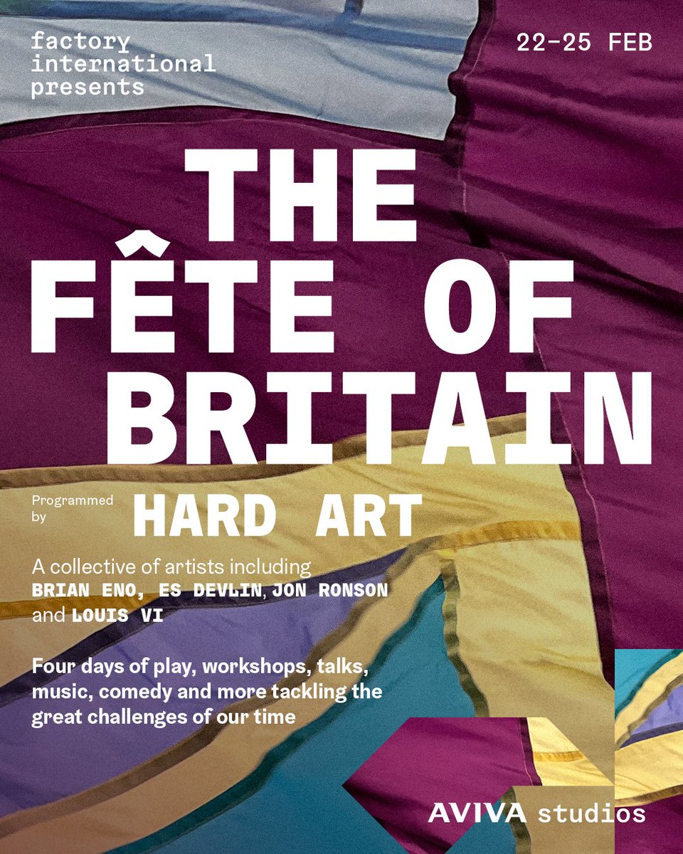 Join @iswe_org @richwi1son @KatyRubinTO @SortitionNow @sharedfuturecic @Smith1966G & many more at the Fête to explore Britain's fate! Incredible programme curated by #HardArt @factoryintl
Iswe will be running a session on 23/02: Doing Democracy Ourselves.
factoryinternational.org/whats-on/doing…