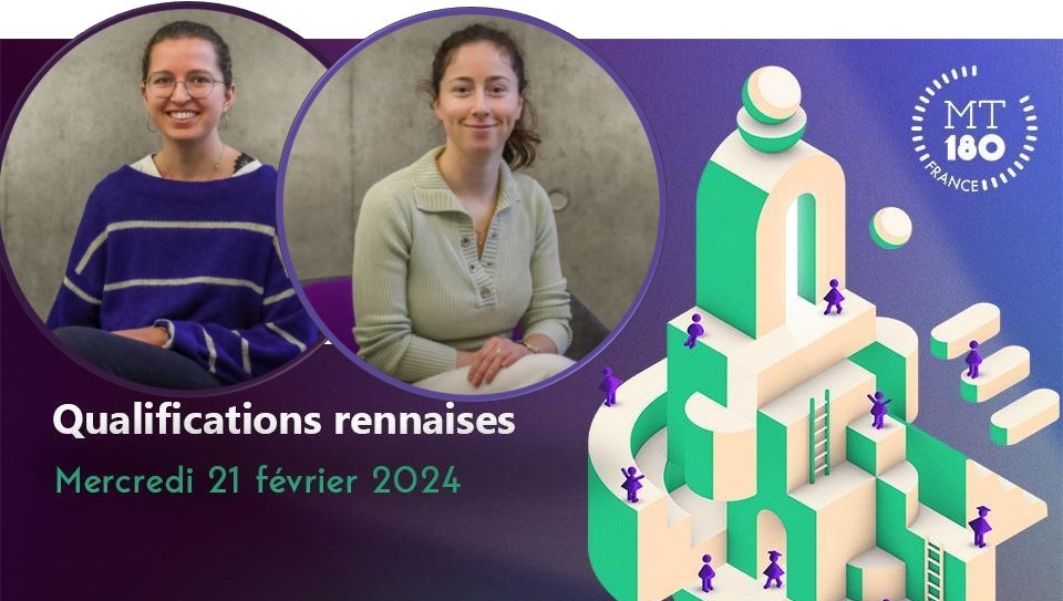 ISCR (@chimie_iscr) on Twitter photo 📢#MT180 | Agathe Lizée & Louise Subrizi #ISCR will participate to the Rennes qualifications this 📅Wednesday Feb. 21 ⏱️13:30 at the #Diapason
➡️iscr.univ-rennes.fr/agathe-lizee-a…
They're counting on your support !🙏
<a href="/CNRS_dr17/">CNRS Bretagne et Pays de la Loire</a> <a href="/RennesUniv/">Université de Rennes</a> <a href="/ENSCR/">ENSCR</a> <a href="/INSA_Rennes/">INSA Rennes</a> 📢#MT180 | Agathe Lizée & Louise Subrizi #ISCR will participate to the Rennes qualifications this 📅Wednesday Feb. 21 ⏱️13:30 at the #Diapason
➡️iscr.univ-rennes.fr/agathe-lizee-a…
They're counting on your support !🙏
<a href="/CNRS_dr17/">CNRS Bretagne et Pays de la Loire</a> <a href="/RennesUniv/">Université de Rennes</a> <a href="/ENSCR/">ENSCR</a> <a href="/INSA_Rennes/">INSA Rennes</a>