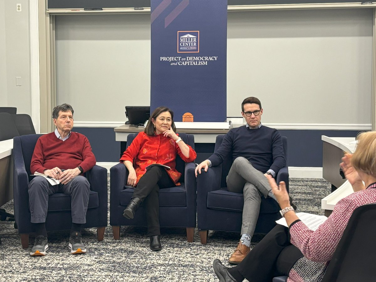 To mark CAPRI USA's launch, a panel featuring @syaru, Harry Harding, Margaret Foster Riley & Scott C. Miller from @Miller_Center convened to discuss the topic of economic & democratic resilience in the US & Taiwan’s election year. Watch: bit.ly/3T3vgQj #Elections2024