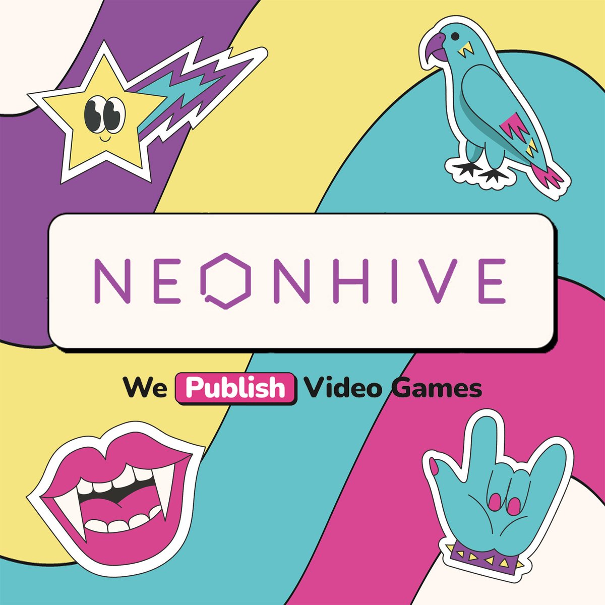 Say hello to Neonhive Games, our new publishing label!

We're a publisher AND an award winning agency. You focus on making, we handle the rest 💜

Visit our website for more (indie devs we're looking at you 👀)
✨ neonhive.games