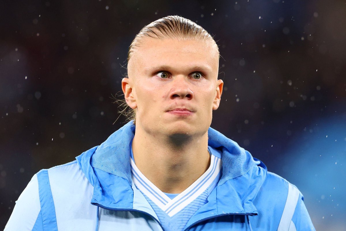 DeadlineDayLive's tweet photo. 🚨 Manchester City hope that the departure of Kylian Mbappé to Real Madrid will increase their chances of extending Erling Haaland’s contract! 👀💙  

(Source: @MirrorFootball) https://t.co/werdEC771O