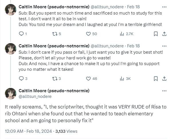 p9cker_girl's tweet photo. so some of JelloApocalypse's changes made it into @discotekmedia #LovelyComplex #LoveCom English Dub🧐 https://t.co/OzV0T9aTzO