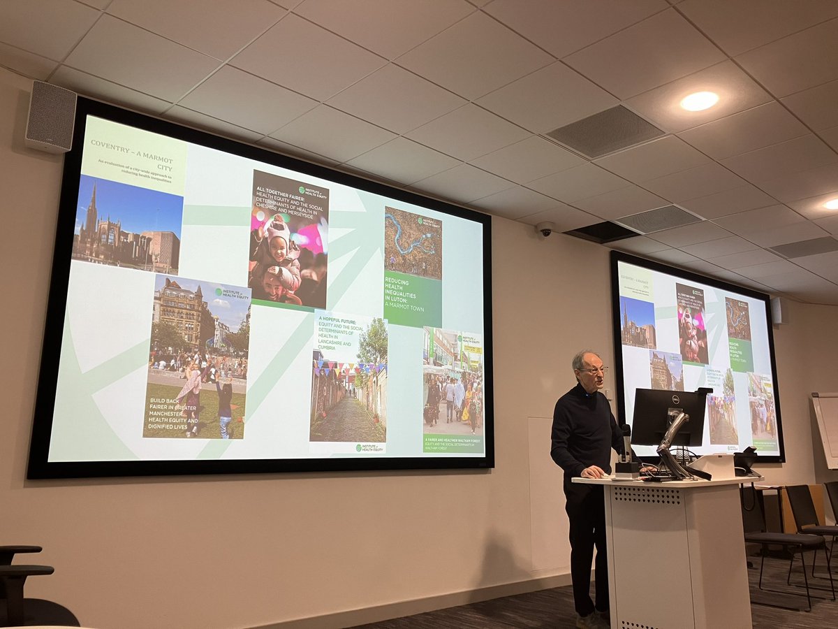 BSPHN (@bsphnetwork) on Twitter photo Our first speaker of the day <a href="/MichaelMarmot/">Sir Michael Marmot</a> delivered a powerful keynote about social justice and health equity, discussing a range of interesting topics such as Proportionate Universalism, Intergenerational Equity, and the Marmot Principles #BSPHN24 Our first speaker of the day <a href="/MichaelMarmot/">Sir Michael Marmot</a> delivered a powerful keynote about social justice and health equity, discussing a range of interesting topics such as Proportionate Universalism, Intergenerational Equity, and the Marmot Principles #BSPHN24