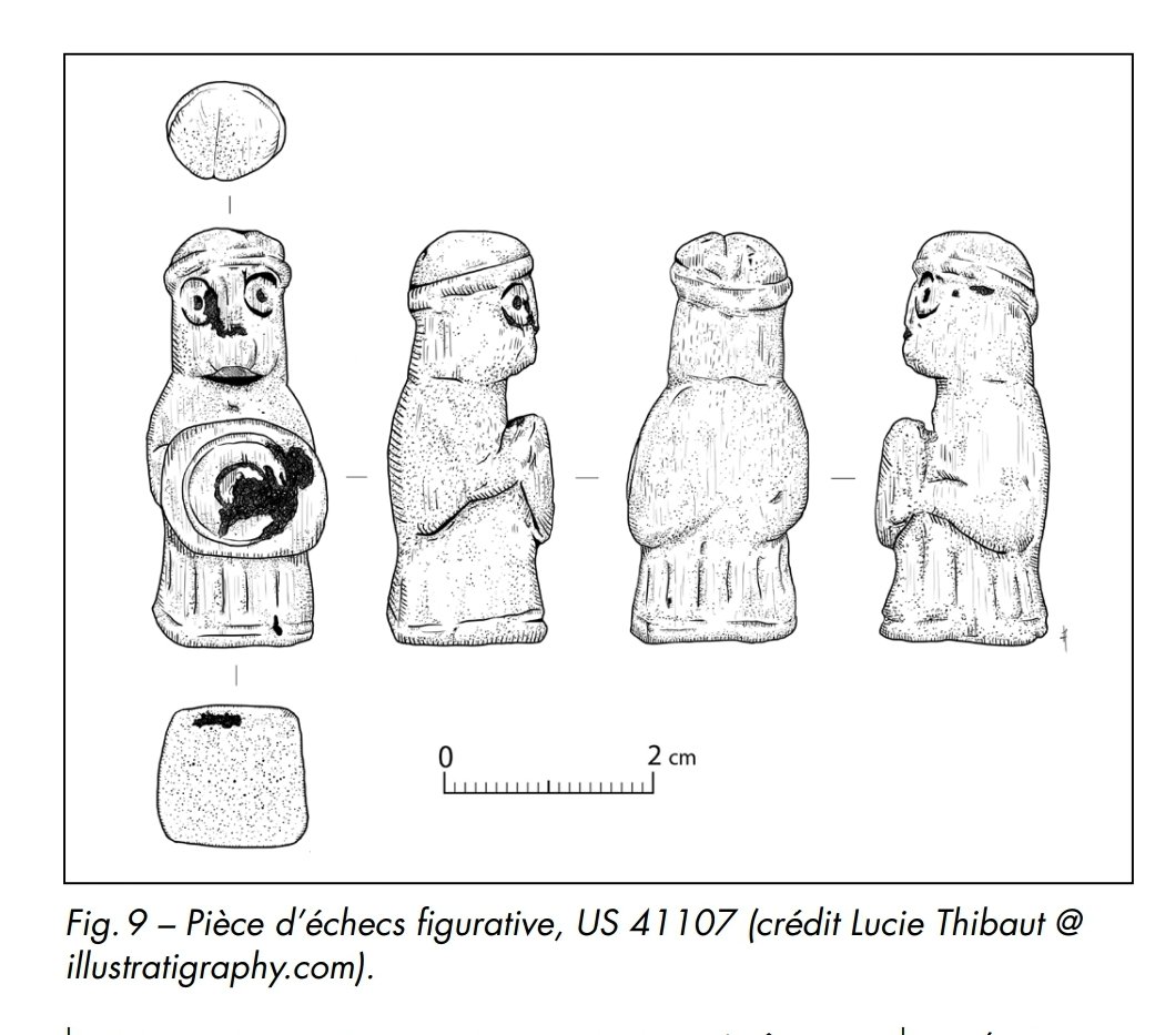 #ChessHistory #ChessmenAndChessSets #chessmen #chess #archaeology #Boves (Somme, France) #MiddleAges 
📷 landarc.fr/fr/cahiers