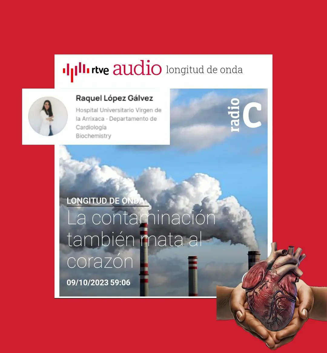 henaresxelclima's tweet photo. Durante la #semanaeuropeacontralapobrezaenergética, recordamos el programa que 📻 #ldonda "Longitud de onda" de @yolandacriado y @ferblazrom en @radioclasica dedicó a cómo la contaminación atmosférica 🏭🚙💨 también mata 💀el corazón. Entrevistaron a Raquel López Gálvez,

🧵 https://t.co/SVVJdrNeau