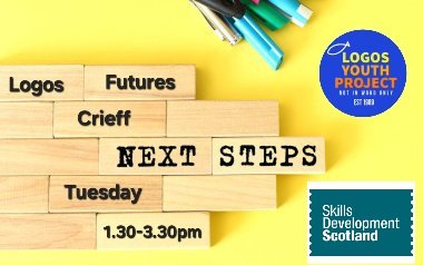 Logos Youth Project (@youthlogos) on Twitter photo Are you 16-24 & looking for support to make your next steps? Do you need access to a laptop or would you just like a cuppa & a chat? Come along to our weekly Logos Futures sessions every Tuesday 1.30-3.30. Speak with staff or Kirsten, Career's Coach. <a href="/CrieffHigh/">Crieff High School</a> <a href="/pkcyouthwork/">PKC Youth Work</a> Are you 16-24 & looking for support to make your next steps? Do you need access to a laptop or would you just like a cuppa & a chat? Come along to our weekly Logos Futures sessions every Tuesday 1.30-3.30. Speak with staff or Kirsten, Career's Coach. <a href="/CrieffHigh/">Crieff High School</a> <a href="/pkcyouthwork/">PKC Youth Work</a>