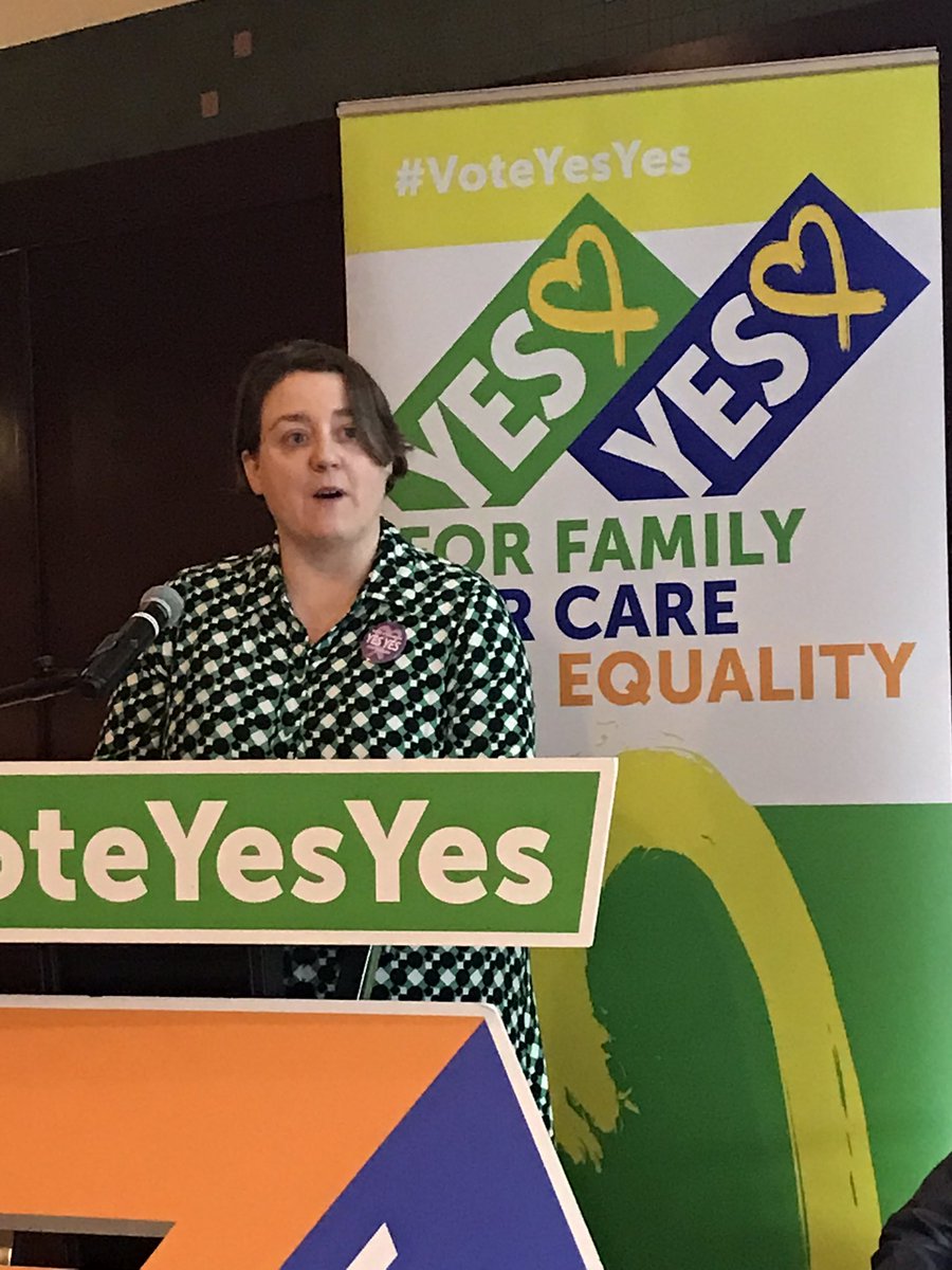 Dr Maebh  Harding opening our #WeCare event - voting yes yes will leave people in a better position to care.