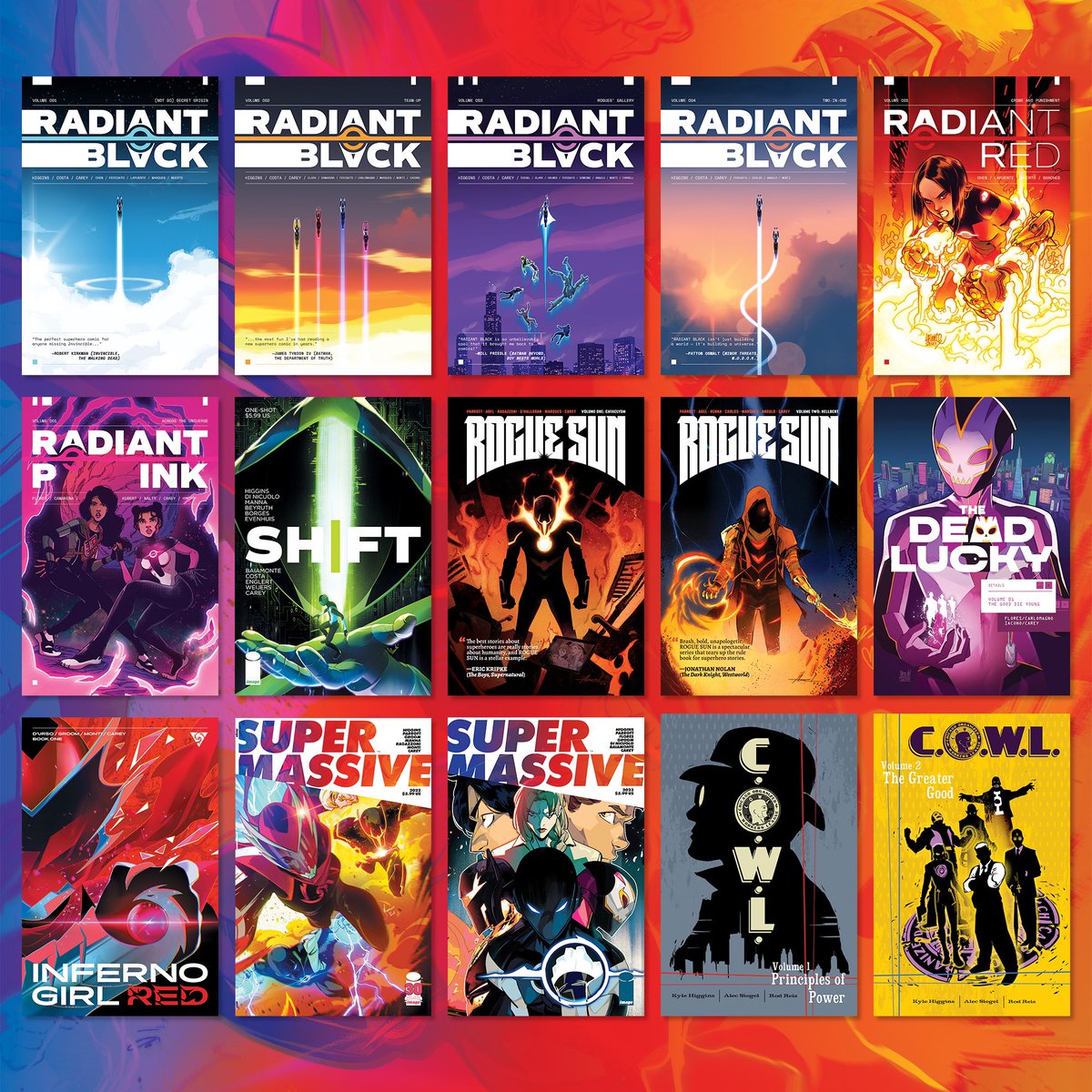 🚨🚨LAST DAYS!! 🚨🚨

Don’t miss out on our Massive-Verse Humble bundle! Get all of the below for a frankly ludicrous price! 

And support the Book Industry Charity Foundation! And support us! Exclamation mark!

humblebundle.com/books/radiant-…