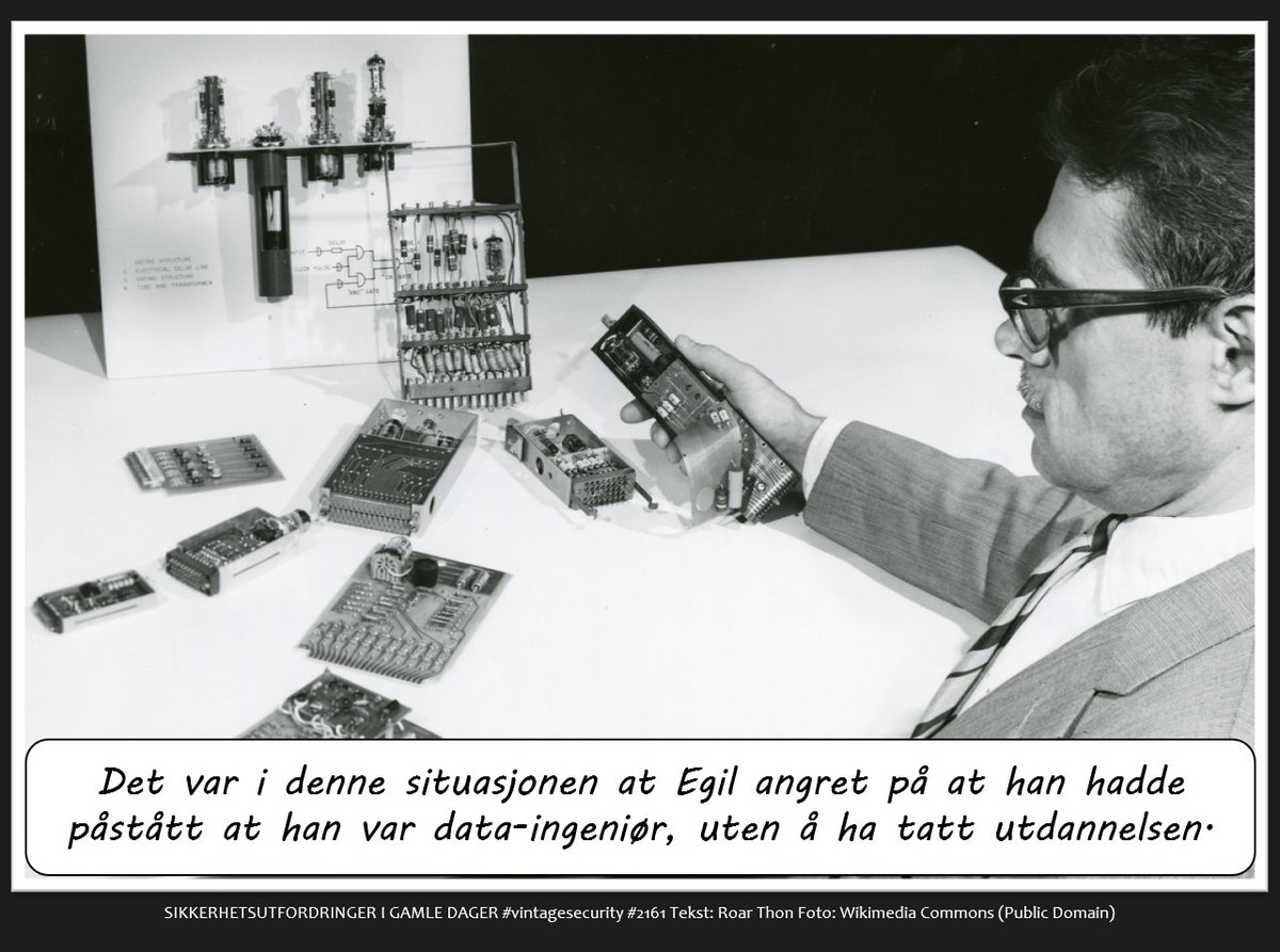 Kunnskap blir sjelden feil!

#vintagesecurity #infosec #sikkerhet #humor #ironi