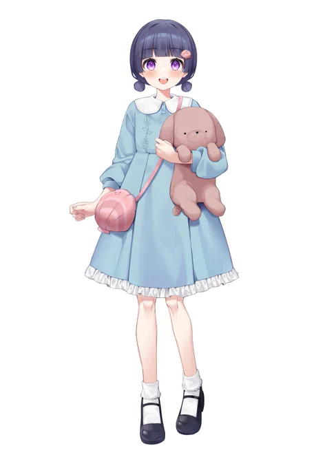 IRIAMで配信されている島野ほたて(@ Shimano_Hotate)様の立ち絵を担当させていただきました! 