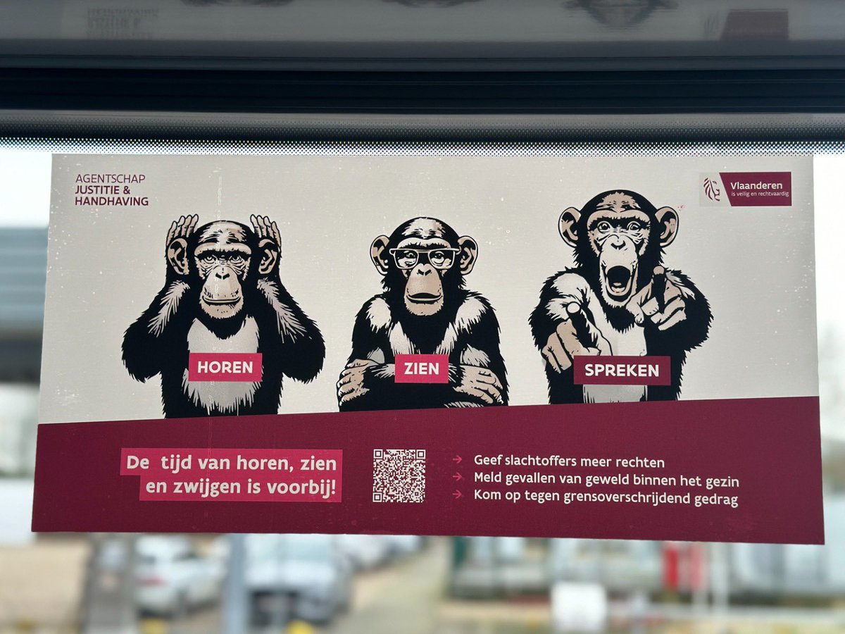Zu_Demir's tweet photo. De tijd van horen, zien en zwijgen is voorbij. Tijd voor horen, zien en spreken! @AgentschapJH verspreidt deze o-zo belangrijke boodschap nav jaarlijkse #DagVanHetSlachtoffer. 🙏🏻 @delijn https://t.co/cCiK0Tzyck https://t.co/YcTZL8plC7