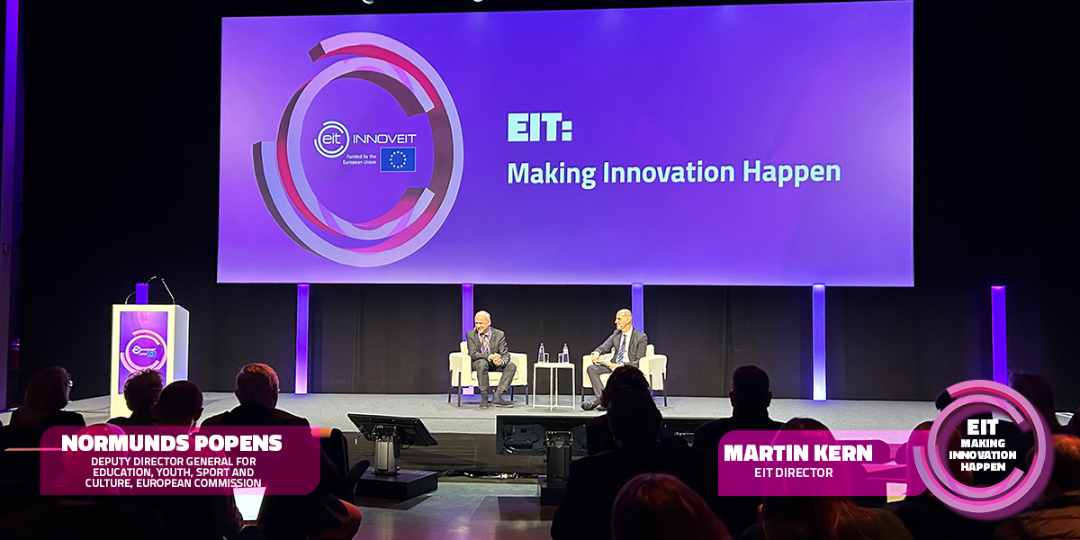 European Institute of Innovation & Technology (@eiteu) on Twitter photo How can we spur #innovation in #Europe? 🚀 Tune into our live panel discussion and hear what <a href="/NPopens/">Normunds Popens</a>, Deputy Director General for Education, Youth, Sport and Culture and Martin Kern, <a href="/EITeu/">European Institute of Innovation & Technology</a> Director, think. Watch now: youtube.com/watch?v=xgjln0…
#INNOVEIT How can we spur #innovation in #Europe? 🚀 Tune into our live panel discussion and hear what <a href="/NPopens/">Normunds Popens</a>, Deputy Director General for Education, Youth, Sport and Culture and Martin Kern, <a href="/EITeu/">European Institute of Innovation & Technology</a> Director, think. Watch now: youtube.com/watch?v=xgjln0…
#INNOVEIT