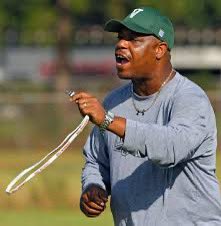 For the month of February, we will be recognizing outstanding African American football coaches. Day 20- Kerry Stevenson. @vigorfootball Former HFC at Vigor HS. #Salute