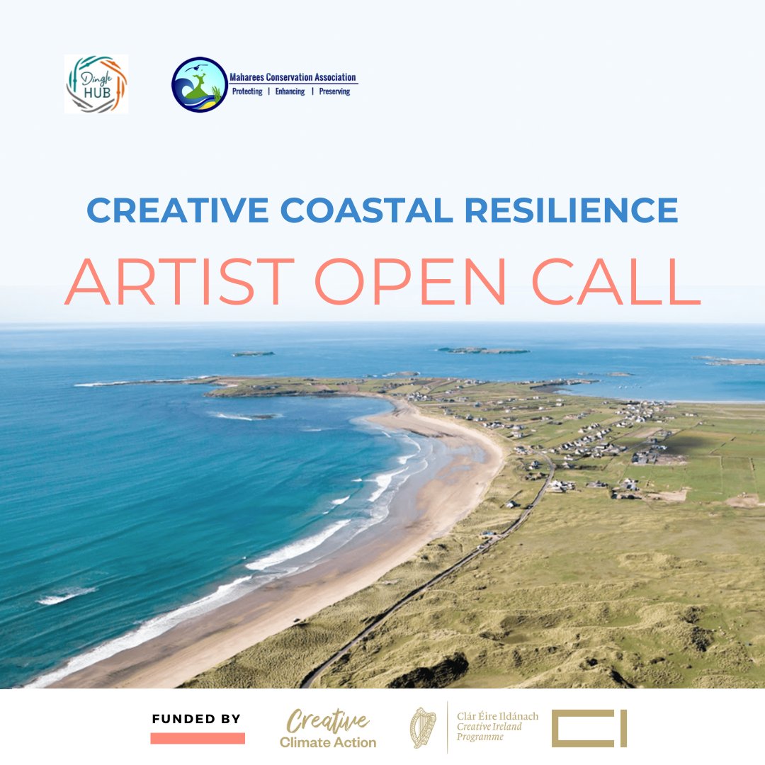 Creative Coastal Resilience invites socially engaged artists from all disciplines to apply for the opportunity to become an embedded artist within the unique community and ecosystems of the Maharees Deadline to apply: Sun 25 Feb [Website]: dinglehub.com/vacancies @dingle_hub