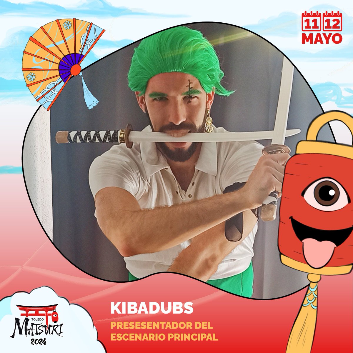 🏮Tenemos el gran placer de anunciaros que el presentador del escenario principal es... ¡<a href="/KibaDubs/">el kibita</a>!
Seguro que nos regala momentos memorables gracias a su increíble carisma y energía 💃