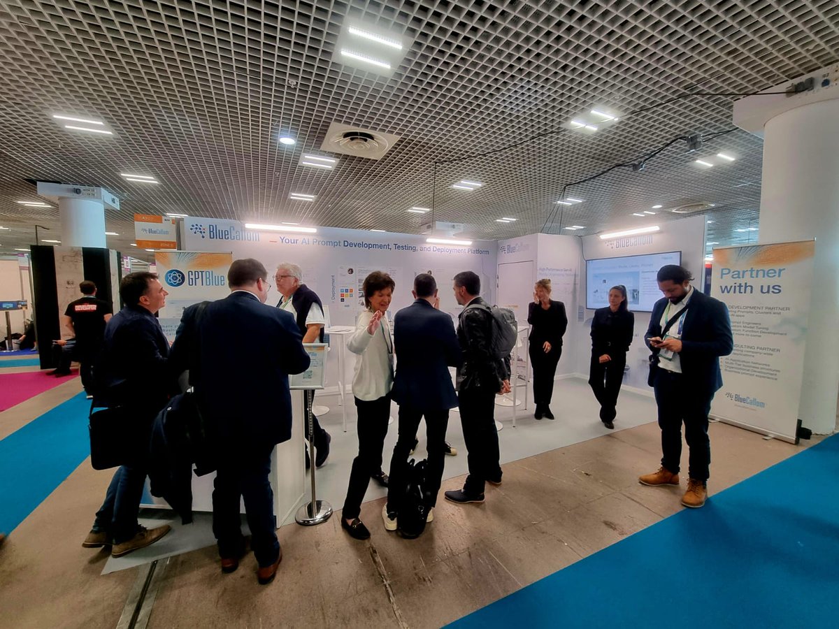 SopTanja's tweet photo. ☑ The World AI Cannes Festival, a 3-day #event, which brought together #AI enthusiasts and business leaders in the AI tech industry, was a big blast for the #BlueCallom team.
#waicf2024 #GPTBlue #technology 
https://t.co/rXLrHcJFlK https://t.co/2mKlF9uBzU