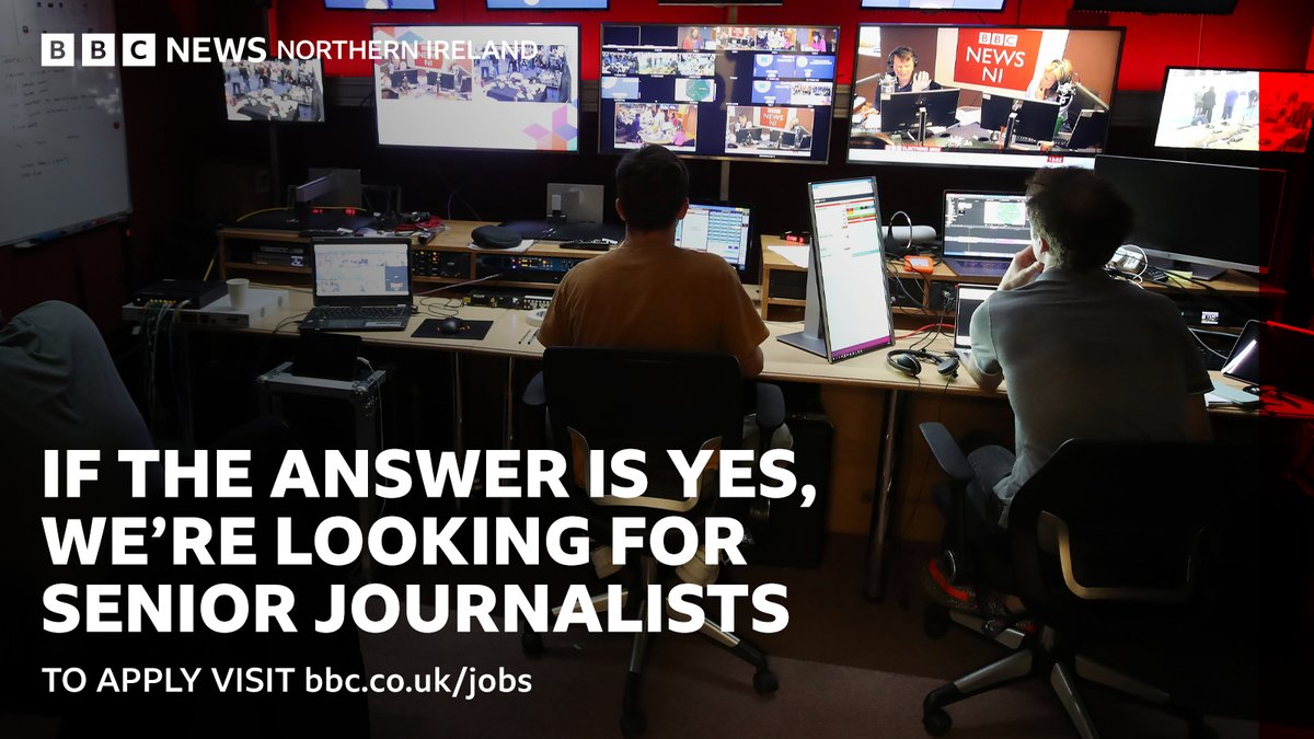 🚨Job Klaxon🚨
📷Are you an experienced journalist looking for a challenge? Want to work in a busy newsroom?🎤
🖊️To find out more & apply, click here: bbc.in/4bCvuW9
📅Applications close Thursday 29 February 2024

#JournalistJobs #JournoJobs #JournalismJobs