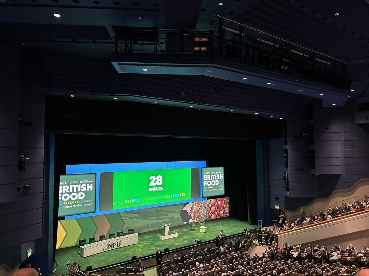 How has it been a year? NFU Conference here we go #NFU24