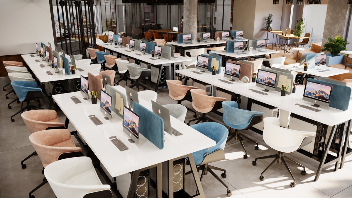 gparticlestudio's tweet image. Step into the future of workspace design with our latest creations at Gprticle Studio! 🌟 #gparticlestudio #vrrendering #architecturalanimation #officedesign #innovation #creativity #interiordesign #archviz #archdaily #archilovers #interiordesign #designinspiration