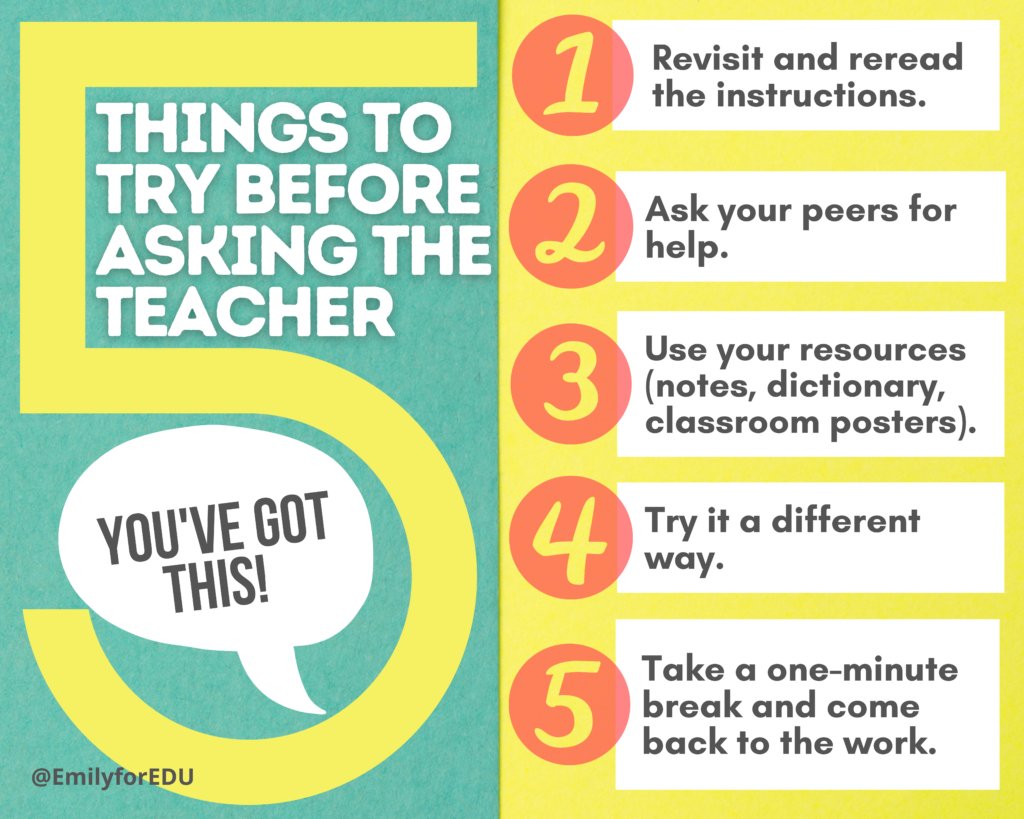 Looking for ways to prevent unnecessary interruptions, foster classroom community, and empower students to problem solve? Here are five ideas.

sbee.link/gxmf7wh3ab @emilyforedu
#elemchat #teachertwitter